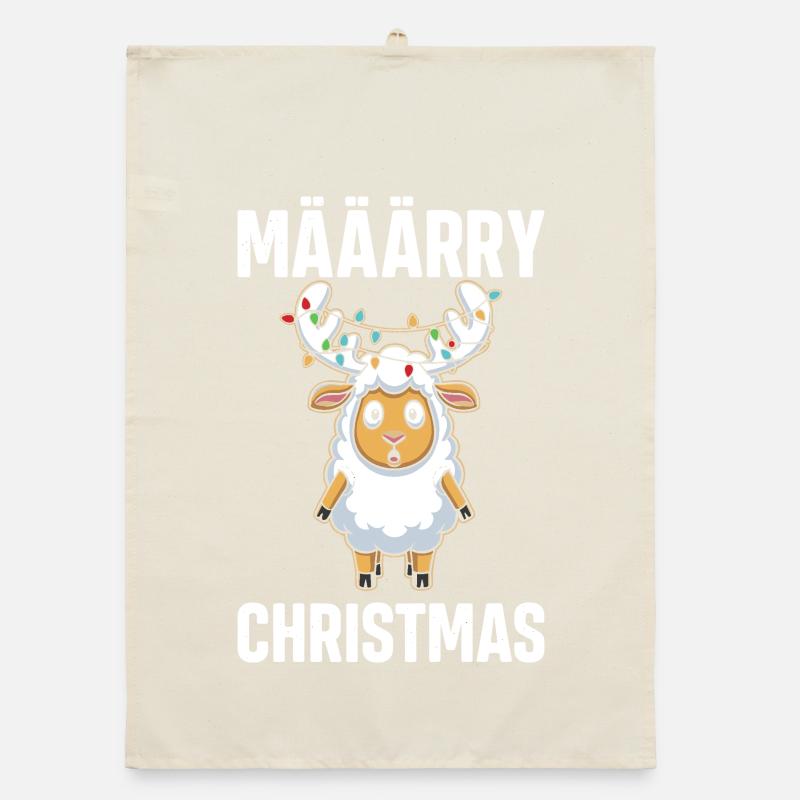 Lama de Noël Määärry Torchon bio