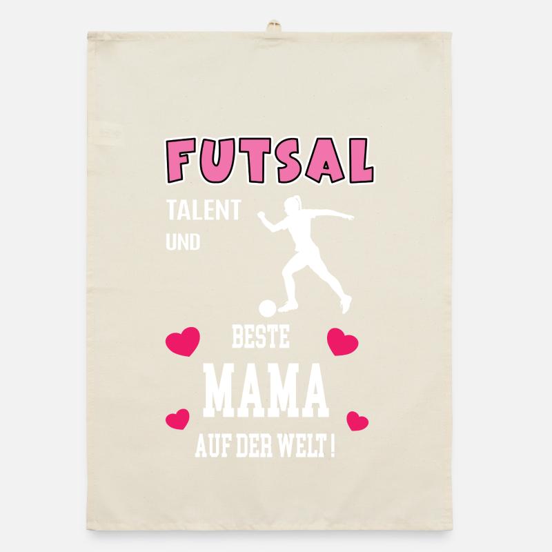 Futsal Beste Mama Mutter Muttertag Geburtstag Organic Geschirrtuch