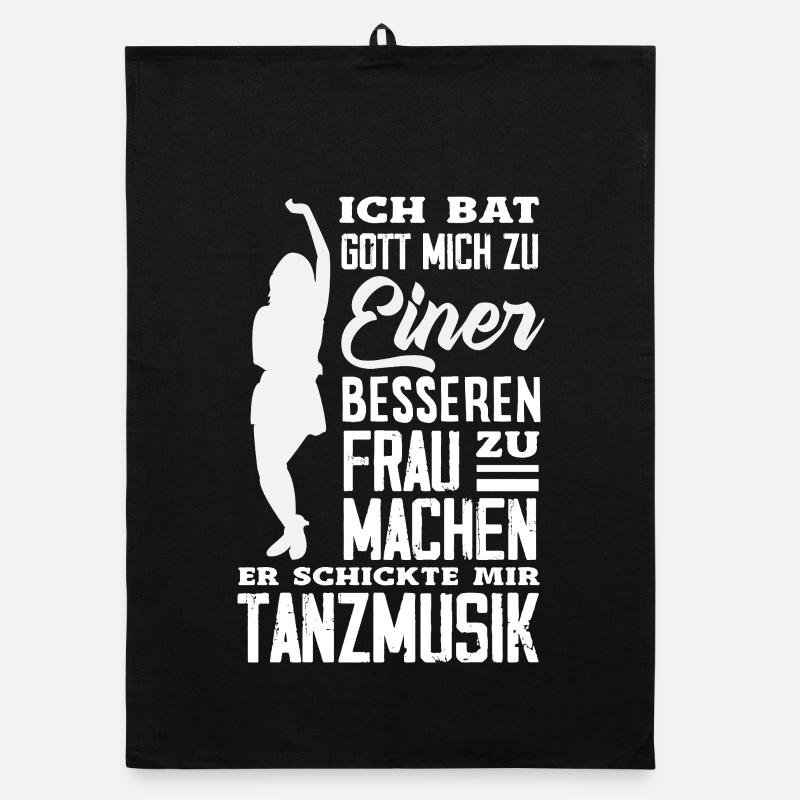 Dance Organic dish towel
