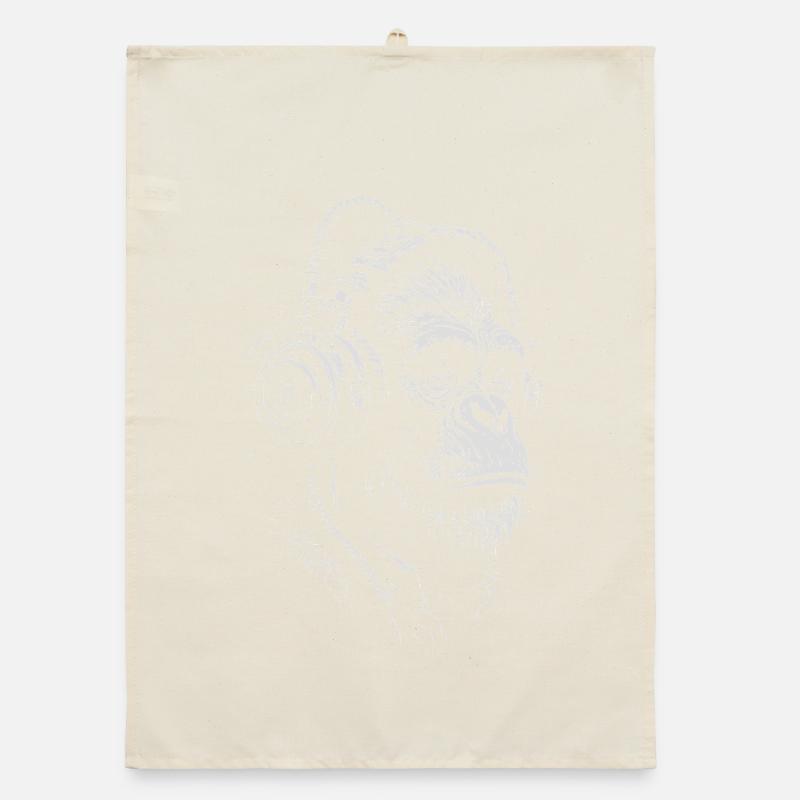 Illustration du singe casque Torchon bio