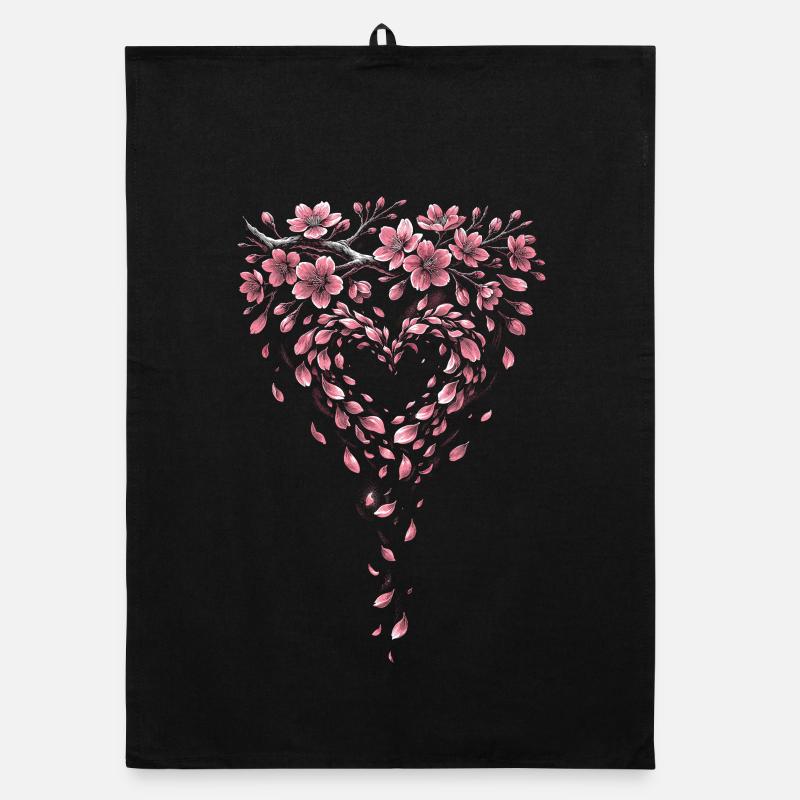 Fleurs de cerisier Sakura Fleurs de cerisier Torchon bio