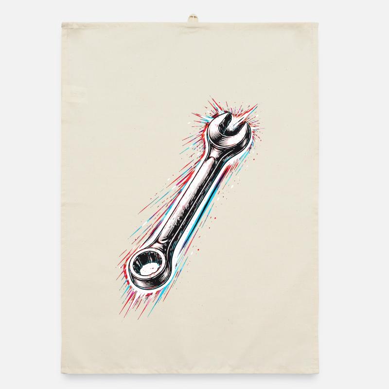 Conception du mécanicien des outils à clé à molette Torchon bio