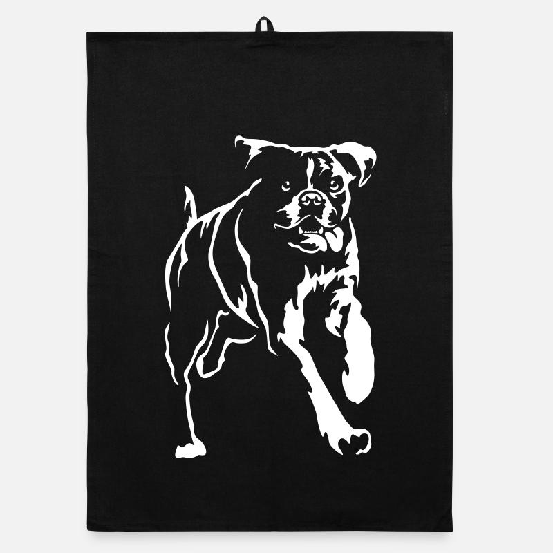 Boxer "Black Edition" Organic Geschirrtuch