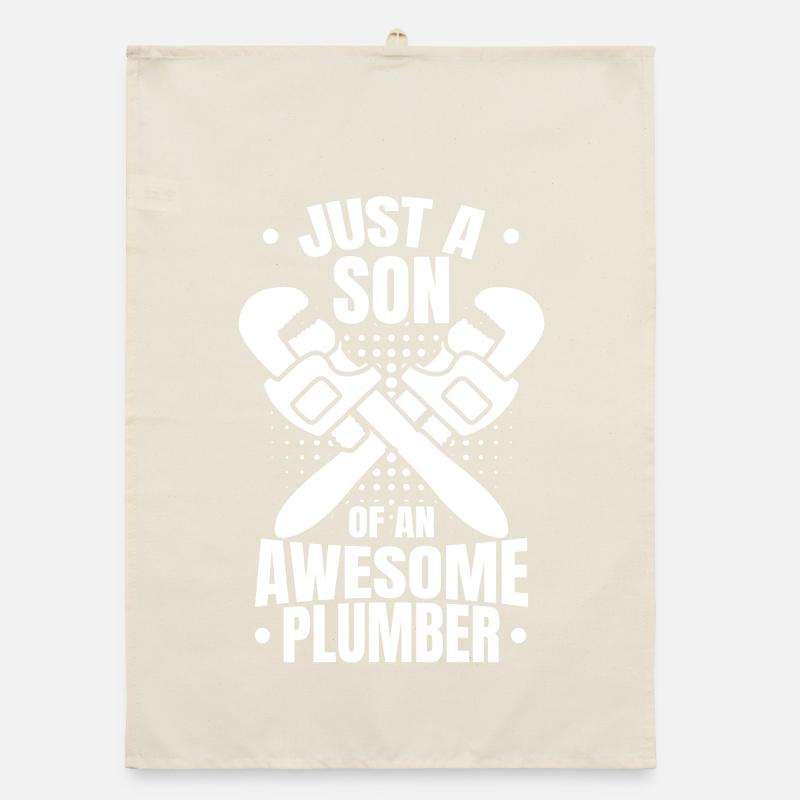 Garçon plombier Torchon bio