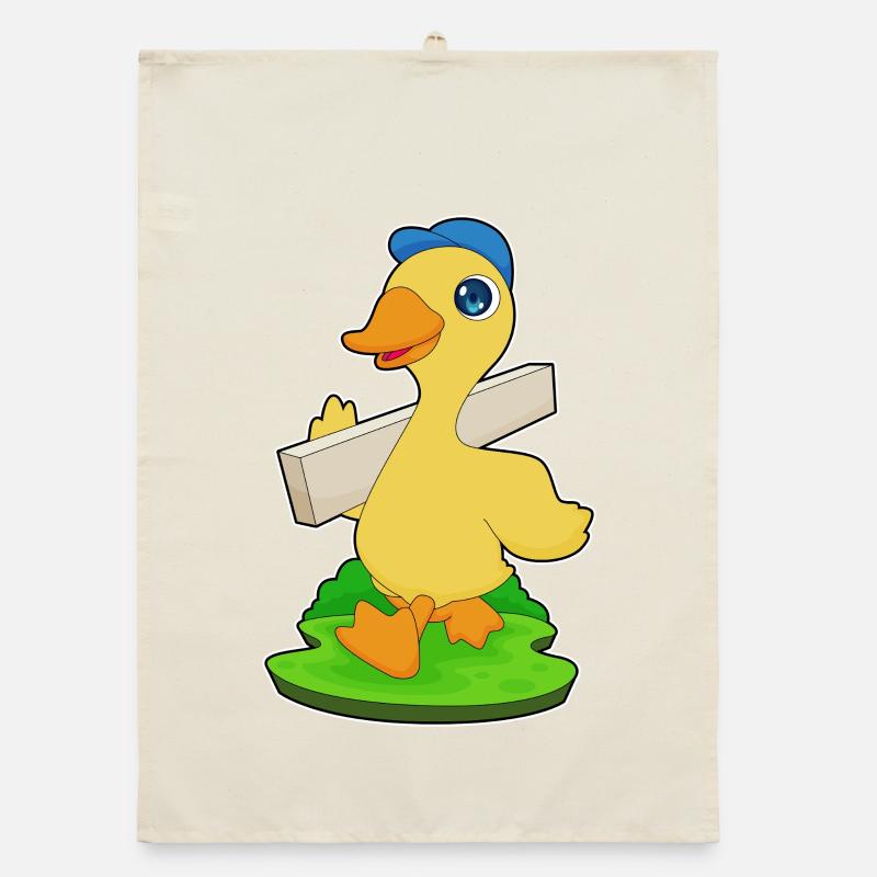 Duck wooden board Organic dish towel
