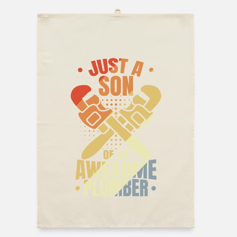 Sohn eines Klempners Organic Geschirrtuch