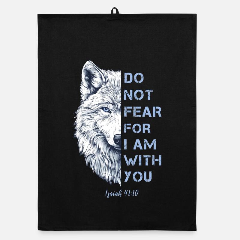 Religious Quote Bible Verse Organic dish towel