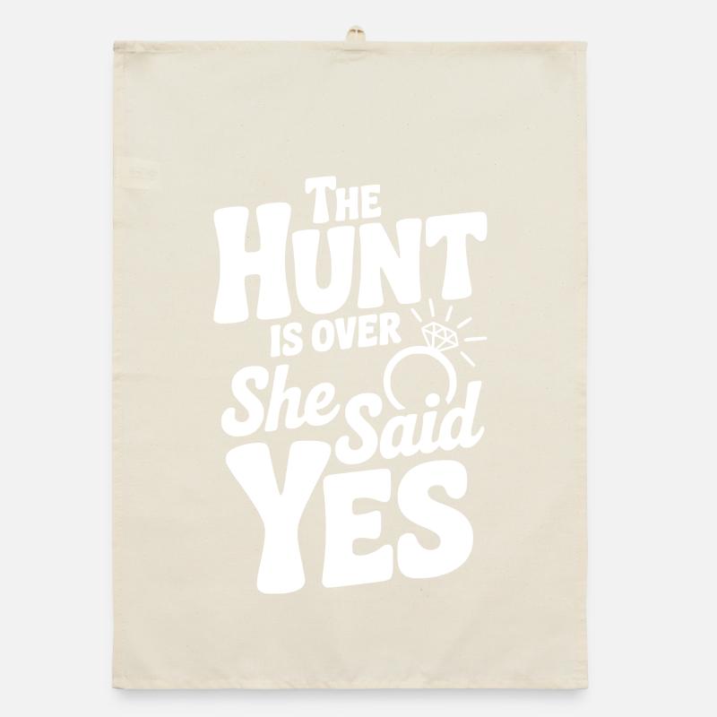 Die Jagd ist vorbei Sie sagte ja Organic Geschirrtuch