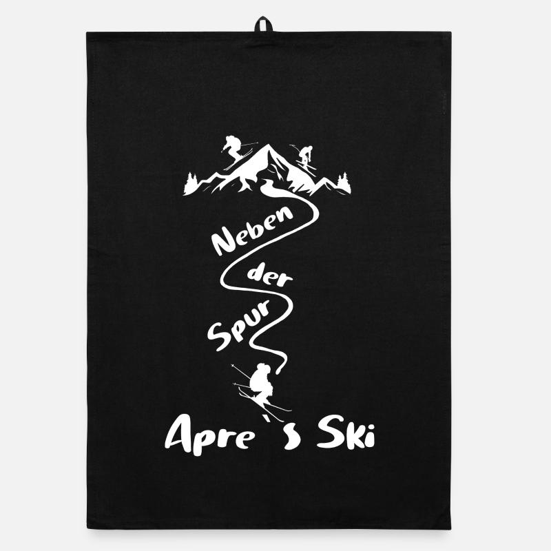 Skifahrer Organic Geschirrtuch