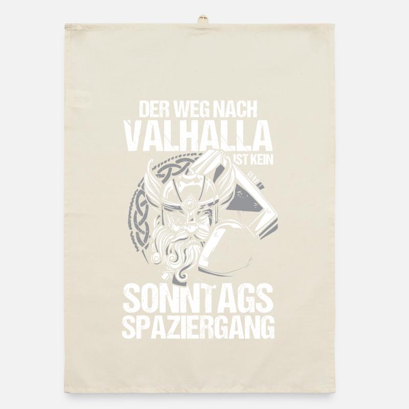 Mittelalter Schildwall Mittelaltermarkt Wikinger Organic Geschirrtuch