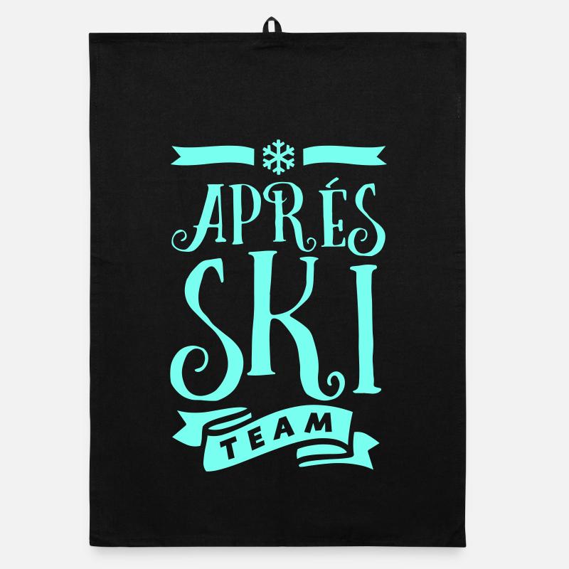 Après Ski Team Emblem Organic Geschirrtuch