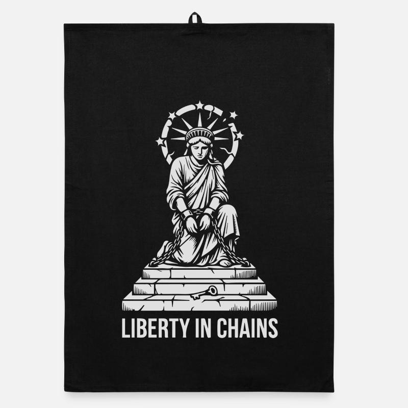 Liberty in Chains Organic dish towel