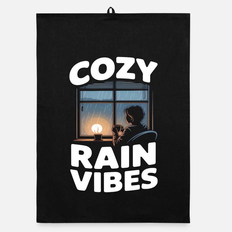 Cozy Rain Vibes Regen Organic dish towel