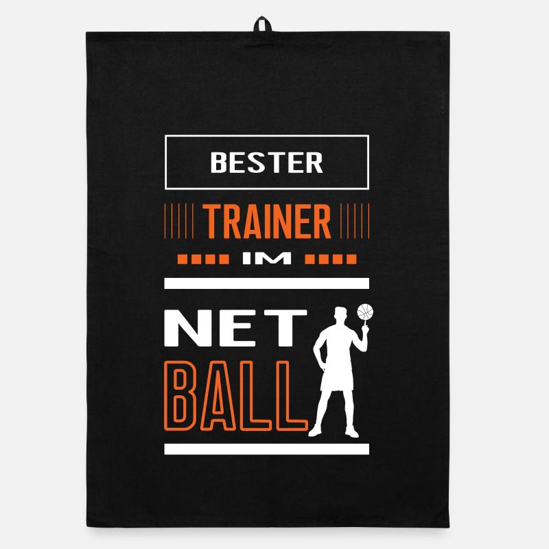 Bester Netball Trainer Netballtrainer Training Organic Geschirrtuch