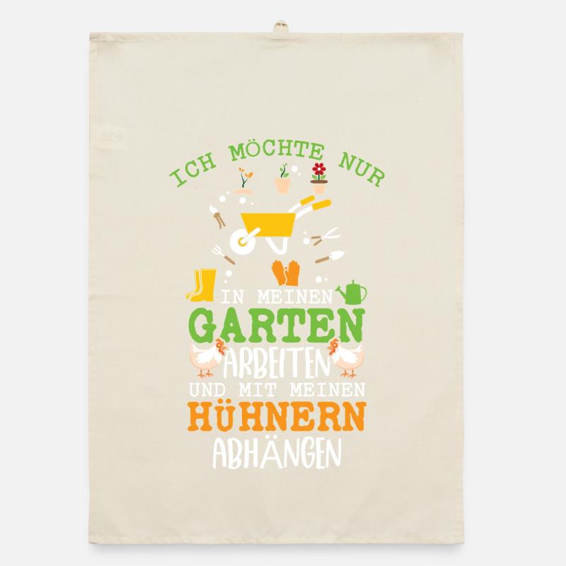 Hühnerflüsterer Huhn Hühnerhalter Hühner Organic Geschirrtuch