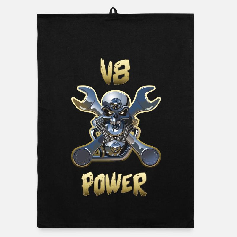 Moteur v8 Power Gold Torchon bio