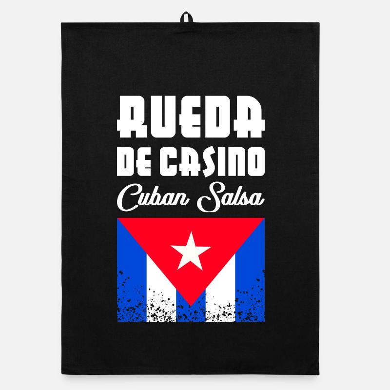 Rueda de Casino - Cuban Salsa Organic Geschirrtuch