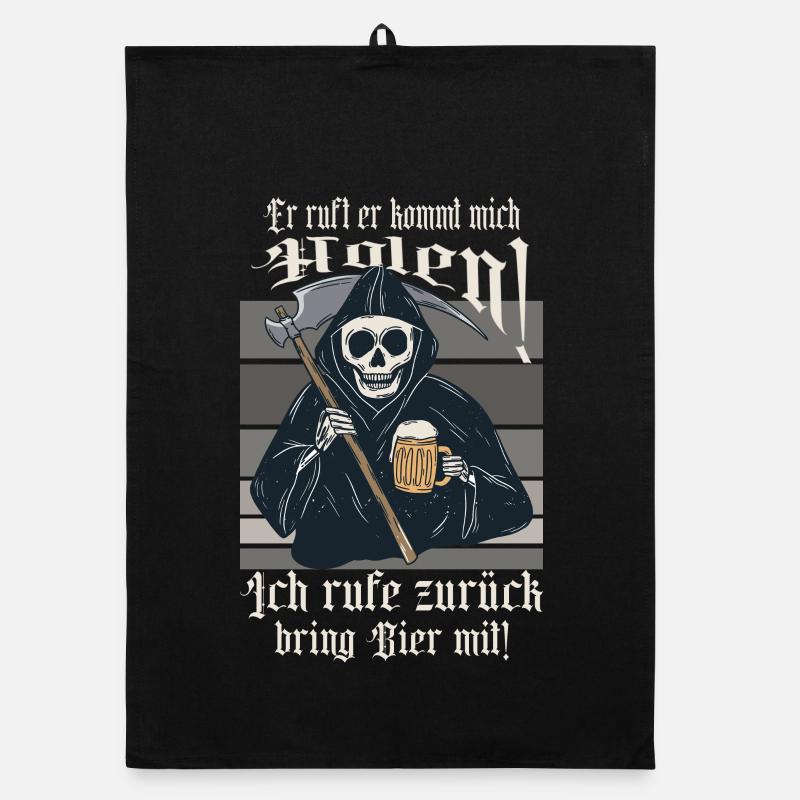 He calls I'll come get you! Organic dish towel