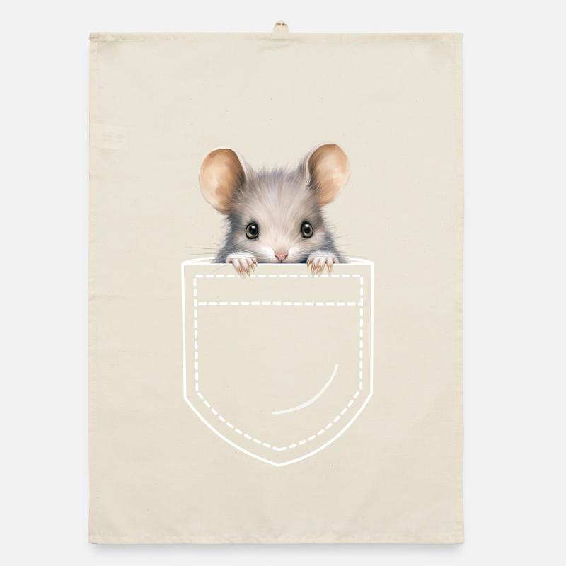 Mouse Mice Organic dish towel