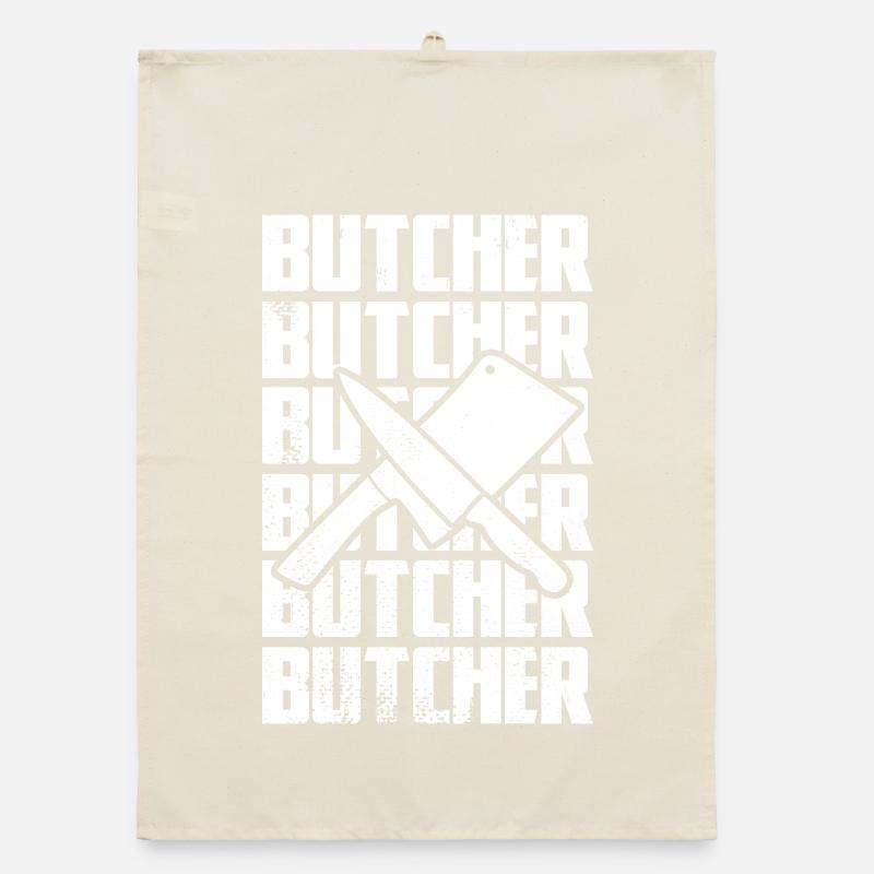 Drôle de boucher Torchon bio