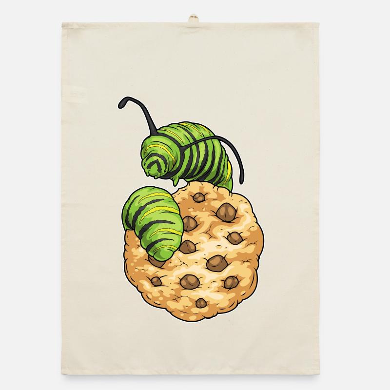 Raupe Cookie Organic Geschirrtuch