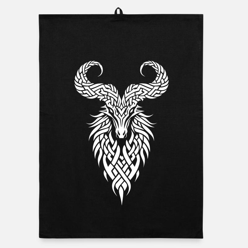 Celtic symbol illustration Organic dish towel
