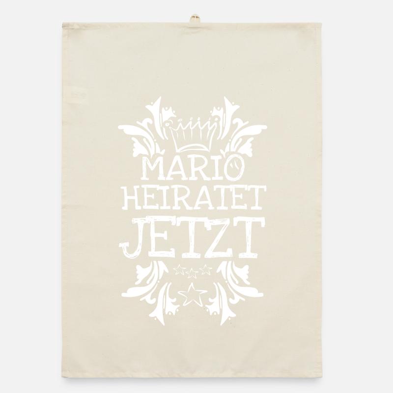 Gift for Mario Organic dish towel