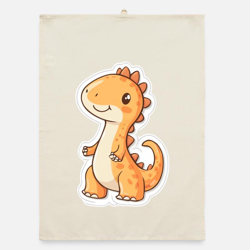 Dinosaurier Organic Geschirrtuch