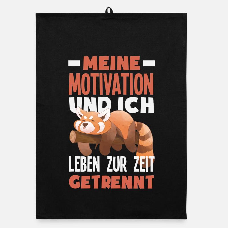 Ma motivation et moi - actuellement séparés Torchon bio