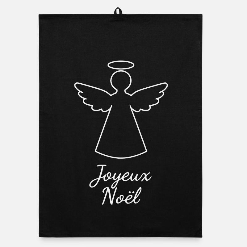 Joyeux Noël Engel, design de Noël doux. Noël Torchon bio
