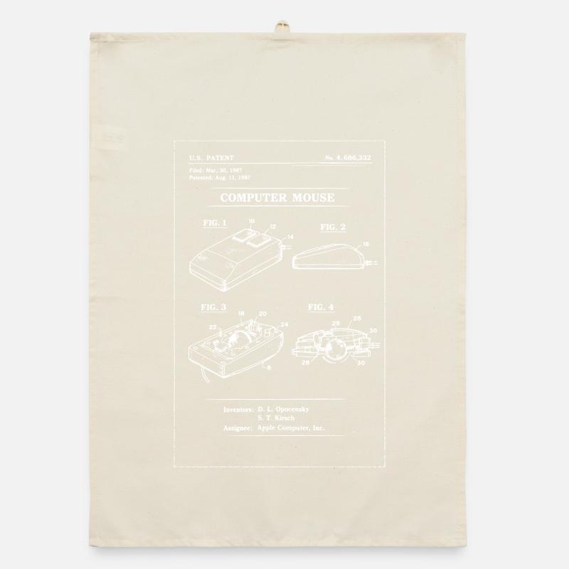 Plan de souris rétro pour ordinateur Torchon bio