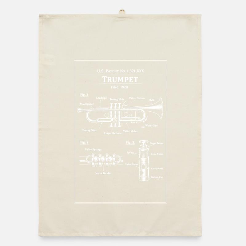 Plan de brevet pour trompette Torchon bio