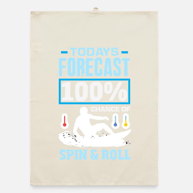 Surfing Surfboarder Bodyboarder Organic dish towel