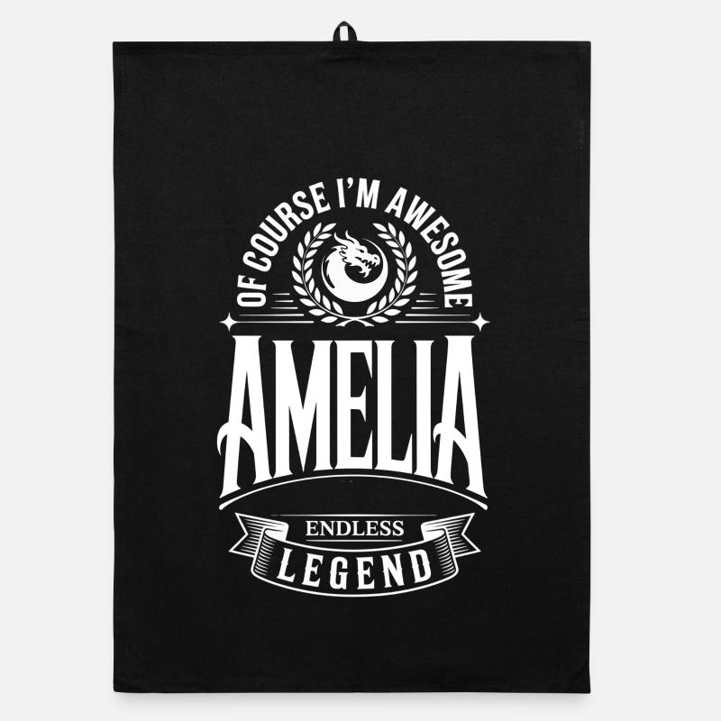 Amelia Name - The Endless Legend, Truly Awesome Organic dish towel