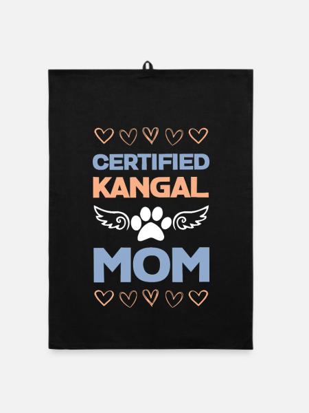 Kangal Mama Zertifiziert - Organic Geschirrtuch - Schwarz - Vorne