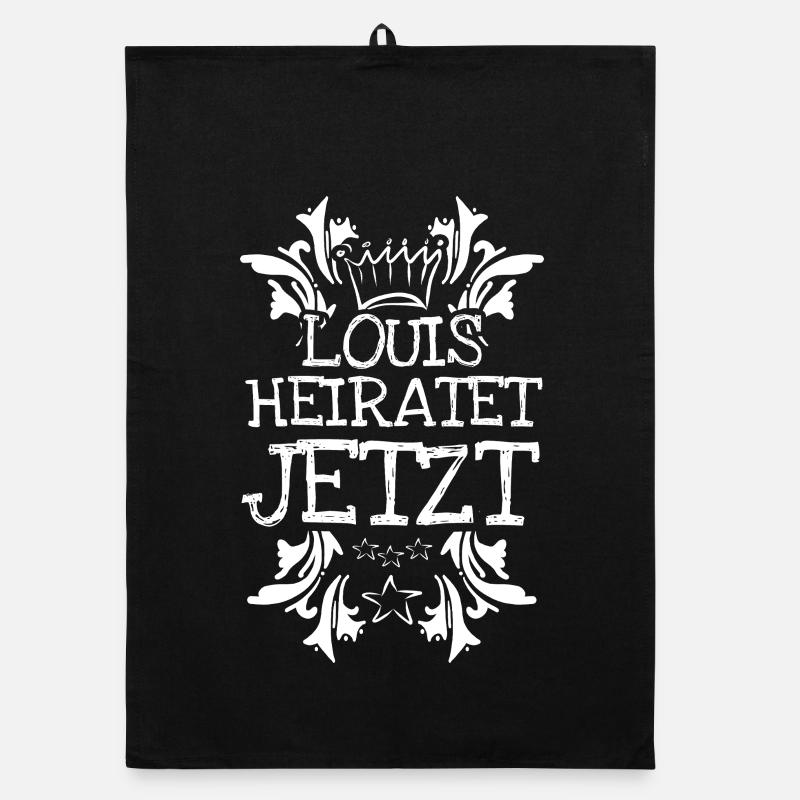Geschenk für Louis Organic Geschirrtuch