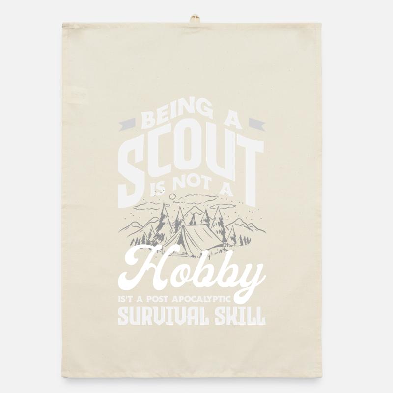 A Boy Scout His Hobby Survivability Organic dish towel