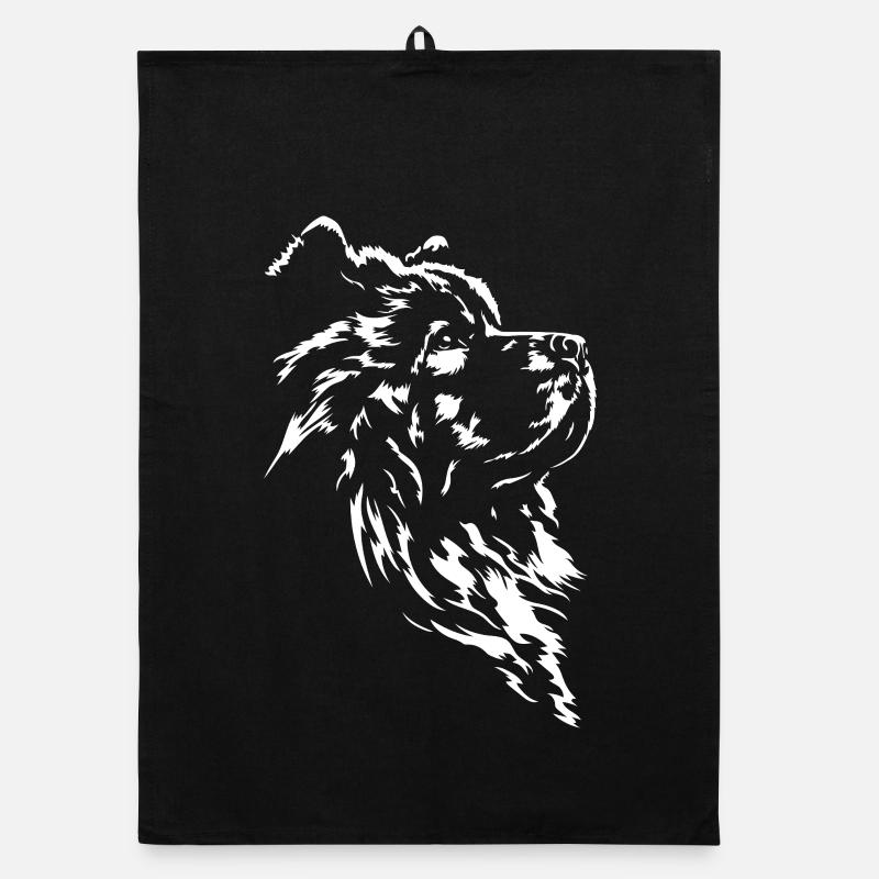 Chow Chow Silhouette Chien Wilsigns Torchon bio