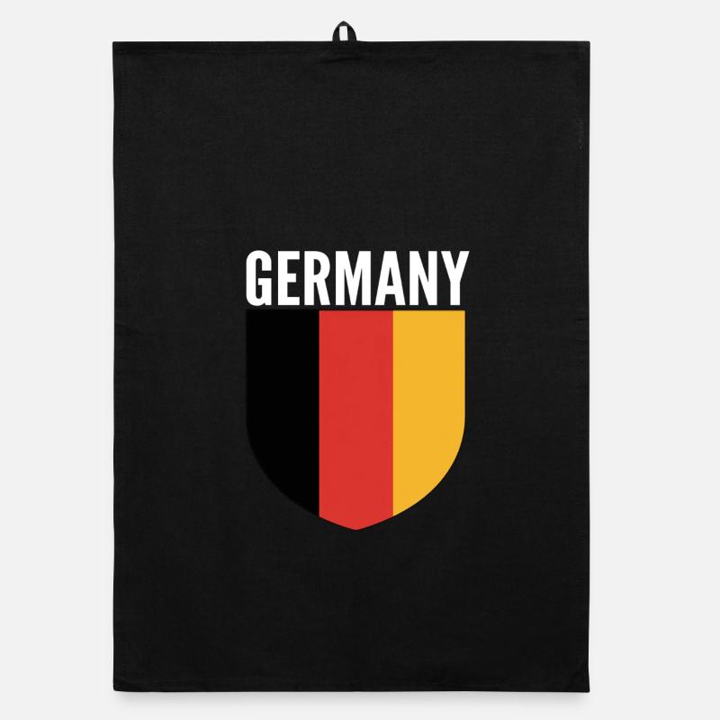 Deutschland Schildflagge Design Organic Geschirrtuch