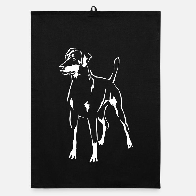 Doberman "Black Edition" Organic dish towel