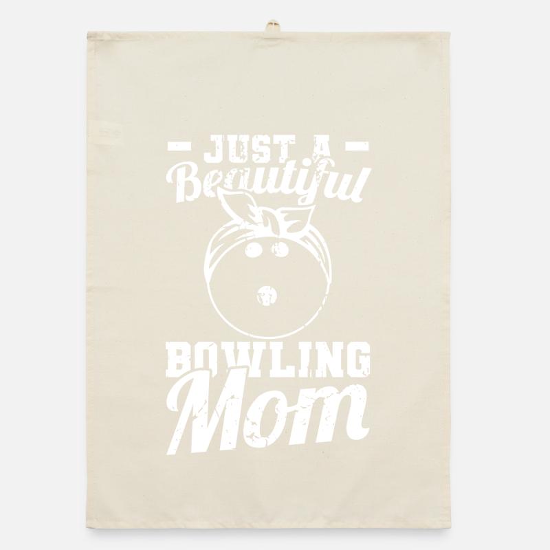 Bowling Mom Organic dish towel