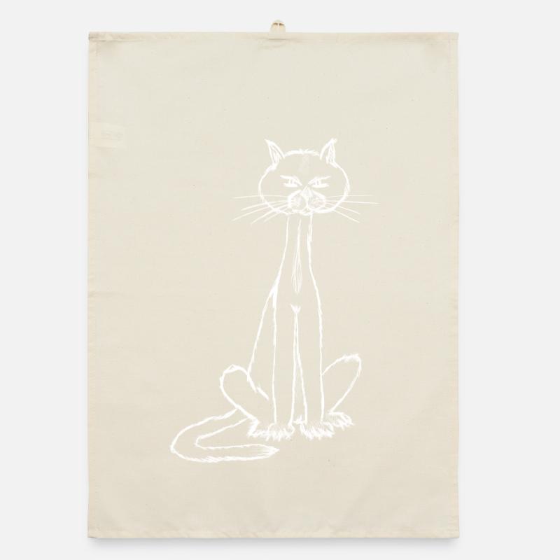I'm the cat.... Organic dish towel