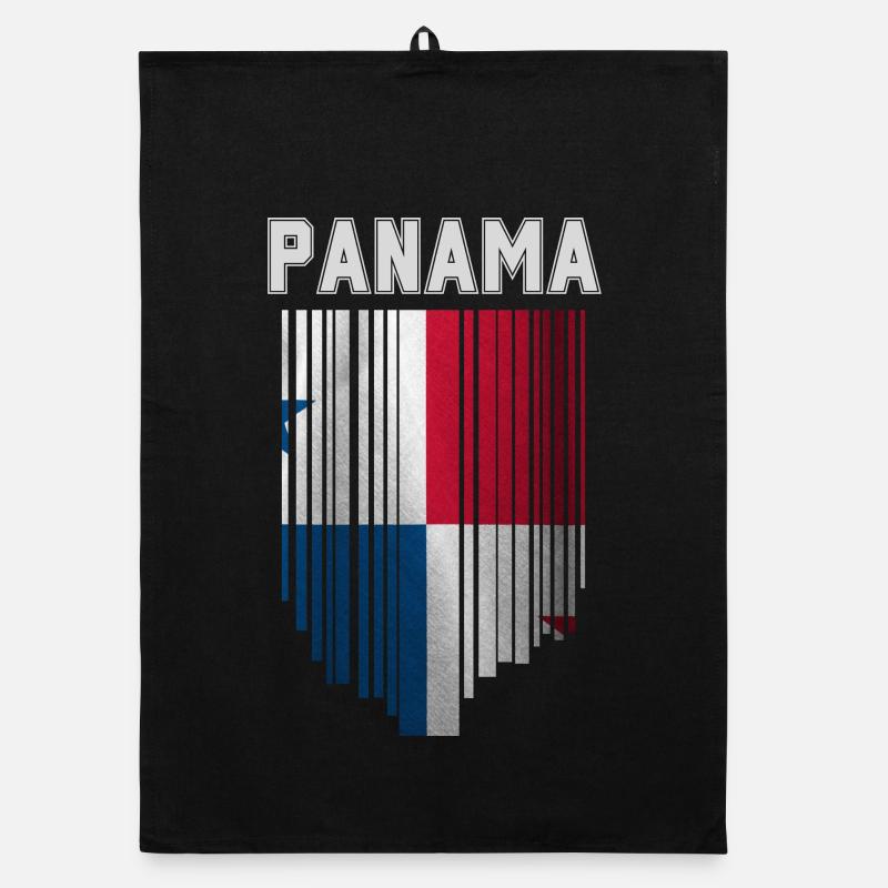 Drapeau panaméen, fierté panaméenne Torchon bio