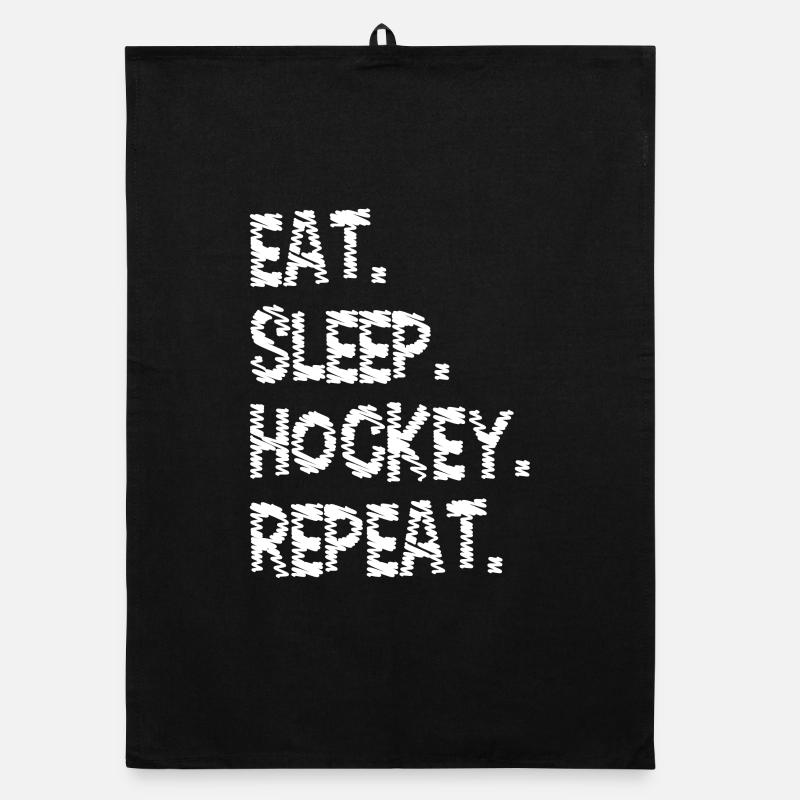 Manger dormir hockey Répéter Torchon bio