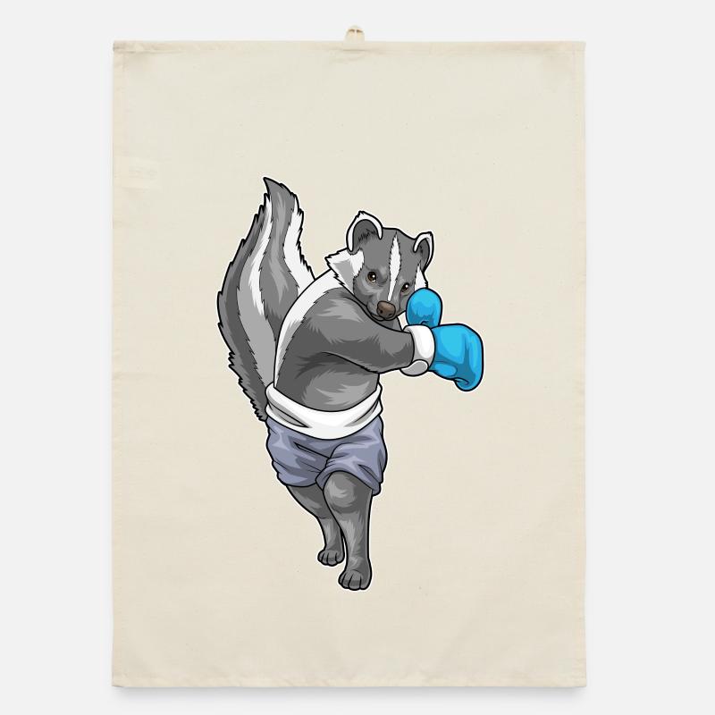 Skunk Boxer Gants de boxe Boxe Torchon bio