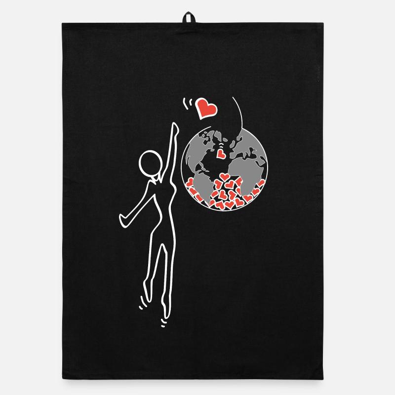Donnez de l’amour Torchon bio