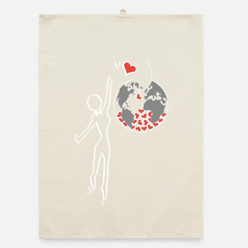 Donnez de l’amour Torchon bio