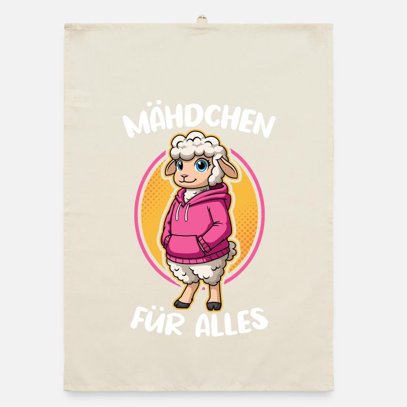 Sheep Sheep Wool Sheep Girl For Everything Organic dish towel