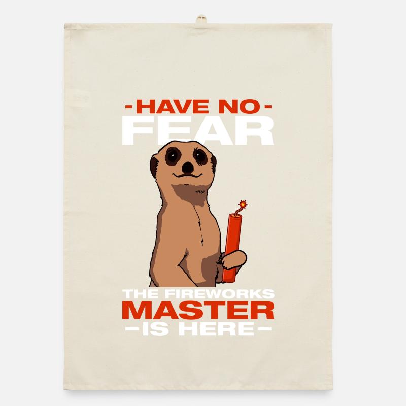 Have no fear: pyrotechnicians, firecrackers, fireworks Organic dish towel