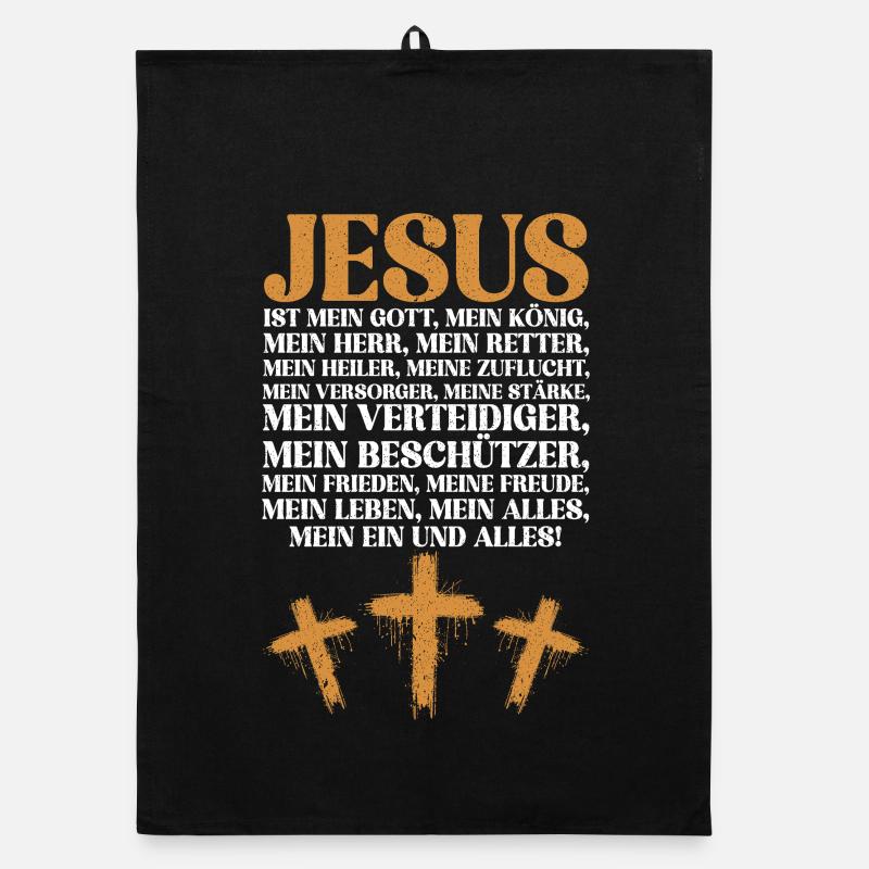 Jésus-Christ Dieu Bible Église religieuse Torchon bio